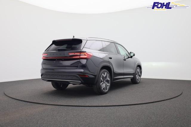 Skoda Kodiaq Sportline 1.5 TSI 204PS PHEV DSG Sitzheizung v+h Frontscheibe beheizb. 20"LM schwenkb. AHK elektr. PanoDach Alcantara PDC R&uuml;ckf.Kamera Klimaautomatik Lenkradheizung Navi Apple CarPlay Android Auto 2xKeyless vollelektr. Reichweite 116KM 