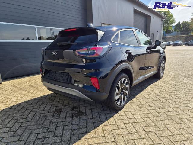 Ford Puma Titanium 1.0 EcoBoost Hybrid 125PS Automatik abnehm. AHK ACC 4xKamera Klimaautomatik Sitzheizung Lenkradheizung Frontscheibe beheizb. LED-Scheinwerfer SYNC4 Bluetooth Apple CarPlay Android Auto PDC v+h 