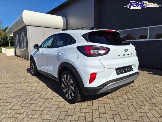 Ford Puma Titanium 1.0 EcoBoost Hybrid 125PS Automatik abnehm. AHK ACC 4xKamera Klimaautomatik Sitzheizung Lenkradheizung Frontscheibe beheizb. LED-Scheinwerfer SYNC4 Bluetooth Apple CarPlay Android Auto PDC v+h 