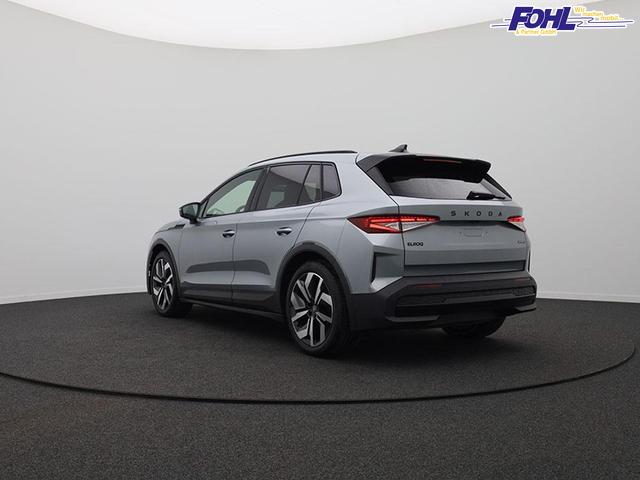 Skoda Elroq 85 Sportline 286PS Automatik schwenkb. AHK Teil-Leder Klimaautomatik Sitzheizung v+h Lenkradheizung Frontscheibe beheizb. ACC R&uuml;ckf.Kamera PDC wireless Apple Carplay Android Auto 2xKeyless 20-LM vollelektr. Reichweite 561Km 
