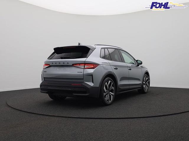 Skoda Elroq 85 Sportline 286PS Automatik schwenkb. AHK Teil-Leder Klimaautomatik Sitzheizung v+h Lenkradheizung Frontscheibe beheizb. ACC R&uuml;ckf.Kamera PDC wireless Apple Carplay Android Auto 2xKeyless 20-LM vollelektr. Reichweite 561Km 