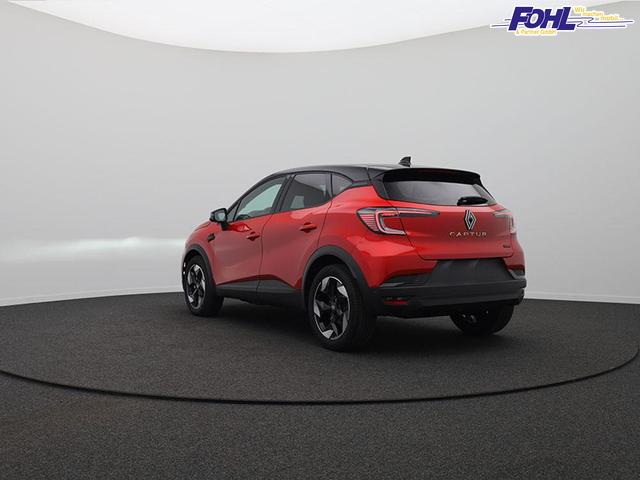 Renault Captur Techno 1.8 E-TECH Full Hybrid 158PS Automatik Sitzheizung Lenkradheizung R&uuml;ckf.Kamera PDC v+h Klimaautomatik Navi abged.Scheiben Apple CarPlay Android Auto 2xKeyless 18"LM 