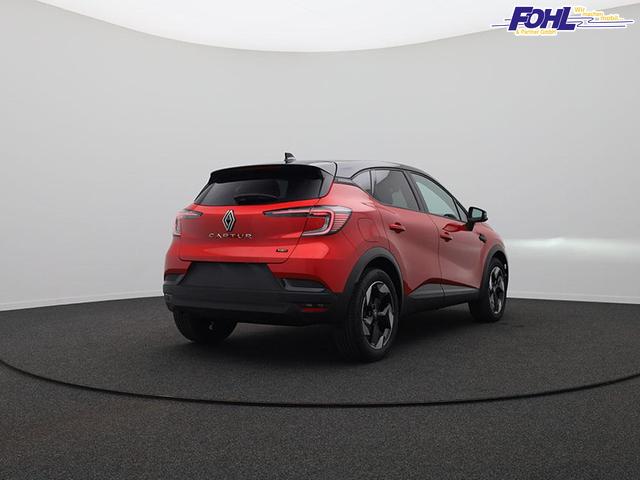 Renault Captur Techno 1.8 E-TECH Full Hybrid 158PS Automatik Sitzheizung Lenkradheizung R&uuml;ckf.Kamera PDC v+h Klimaautomatik Navi abged.Scheiben Apple CarPlay Android Auto 2xKeyless 18"LM 