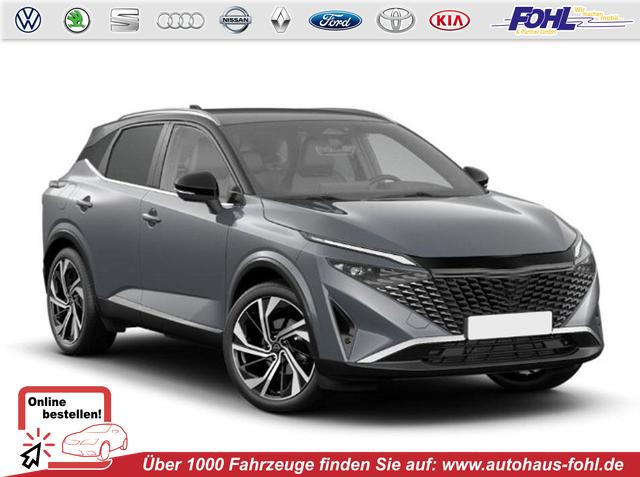 Nissan Qashqai - N-DESIGN 1.3 mHEV AT Pano*20"*NAVI*E-Heck*SHZ*HeadUp*I-Key*E-Sitz*