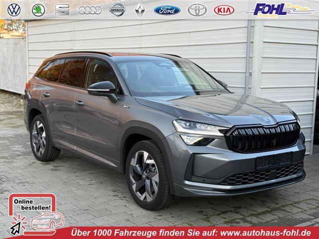 Skoda Kodiaq - Sportline 2.0 TDI DSG 4x4 7Sitzer*AHK*NAVI*SHZ*Matrix*360°*IPA*Keyless*Canton