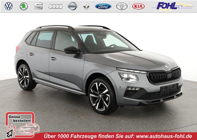 Skoda Kamiq - Monte Carlo 1.0 TSI DSG Carlo, AHK, Navi, Kamera, el. Klappe, Pano, 18-Zoll, Ladeboden