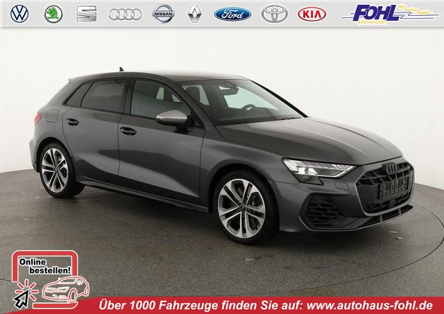 Audi S3 - 2.0 TFSI quattro Sportback quattro, Matrix, Optik schwarz, Kamera, el. Klappe, 4-J Garantie