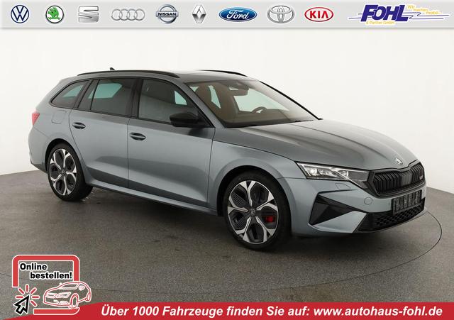 Skoda Octavia Combi - RS 2.0 TSI DSG, Sonderlackierung, Pano, AHK, 19 Zoll, Canton, el. Klappe, Navi, Matrix, sofort