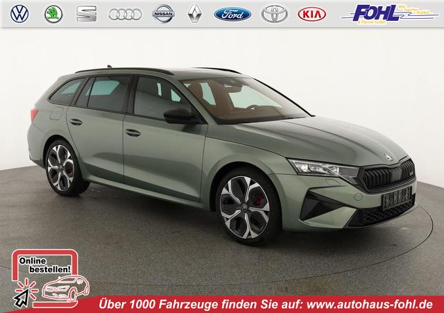 Skoda Octavia Combi - RS 2.0 TSI DSG, Sonderlackierung, Pano, AHK, 19 Zoll, Canton, el. Klappe, Navi, Matrix, sofort