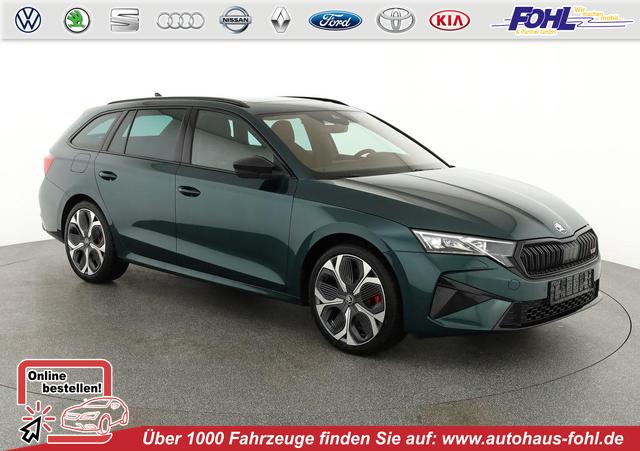 Skoda Octavia Combi - RS 2.0 TSI DSG, Sonderlackierung, Pano, AHK, 19 Zoll, Canton, el. Klappe, Navi, Matrix, sofort