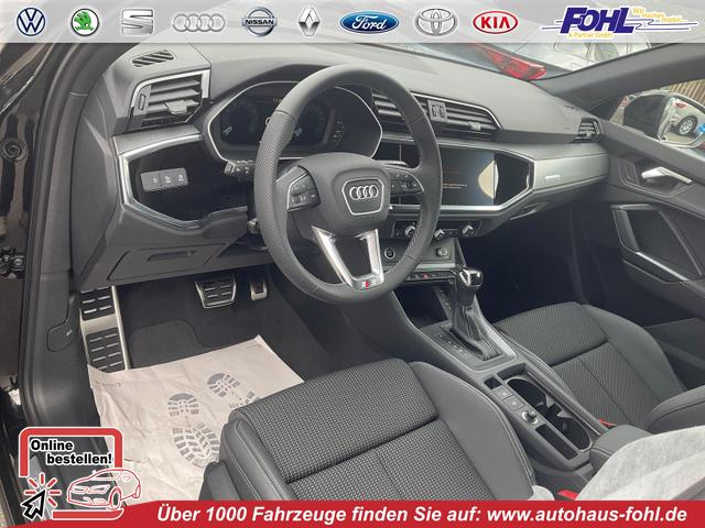 Audi Q3 Sportback - 45 TFSI quattro S line qu S-LINE, AHK, Optik schwarz, Navi, Kamera, el. Klappe