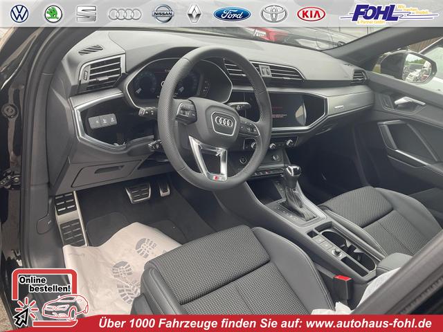 Audi Q3 Sportback - 45 TFSI quattro S line qu S-LINE, Pano, AHK, 19-Zoll, Optik schwarz, Navi, Kamera, el. Klappe
