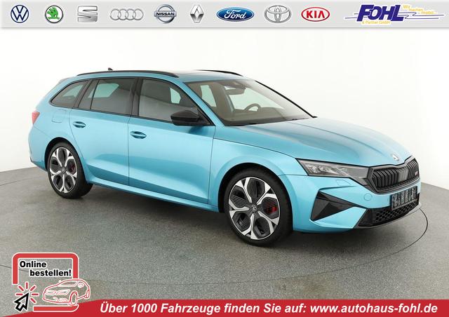 Skoda Octavia Combi - RS 2.0 TSI DSG, Sonderlackierung, Pano, AHK, 19 Zoll, Canton, el. Klappe, Navi, Matrix, sofort