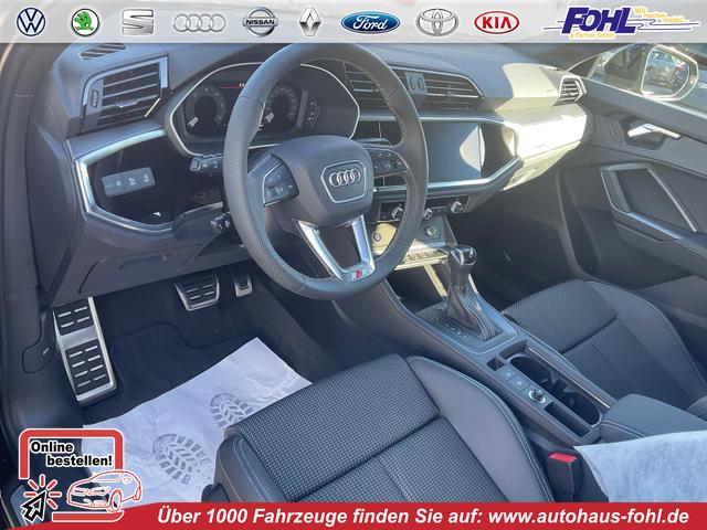 Audi Q3 Sportback - 40 TDI quattro S line qu S-LINE, AHK, 19-Zoll, Optik schwarz, Navi, Kamera, el. Klappe