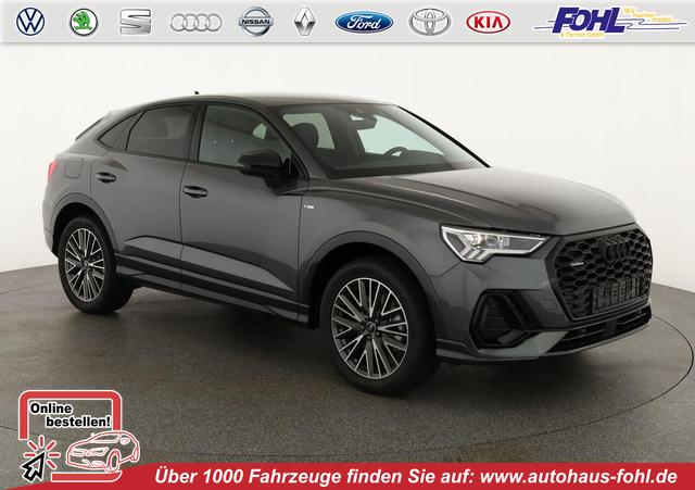 Audi Q3 Sportback - 45 TFSI quattro S line qu S-LINE, AHK, 19-Zoll, Optik schwarz, Navi, Kamera, el. Klappe