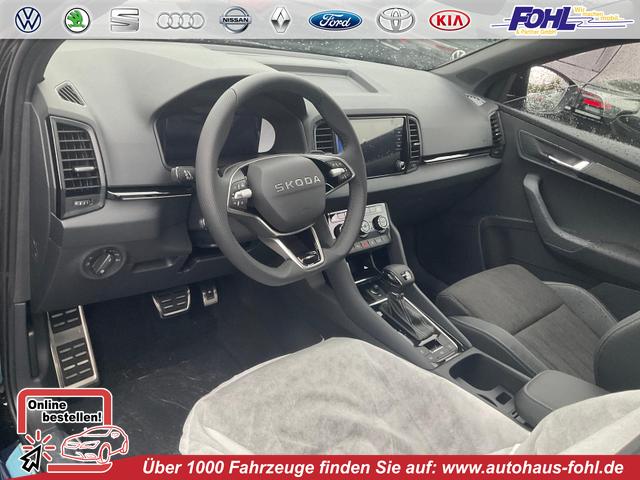 Skoda Karoq - Sportline 4x4 2.0 TSI DSG Sportline, AHK, Navi, Teilleder, Side, 5 J.-Garantie