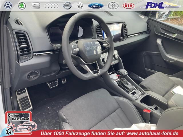 Skoda Karoq - Sportline 4x4 2.0 TSI DSG Sportline, Pano, AHK, Navi, Teilleder, Side, 5 J.-Garantie