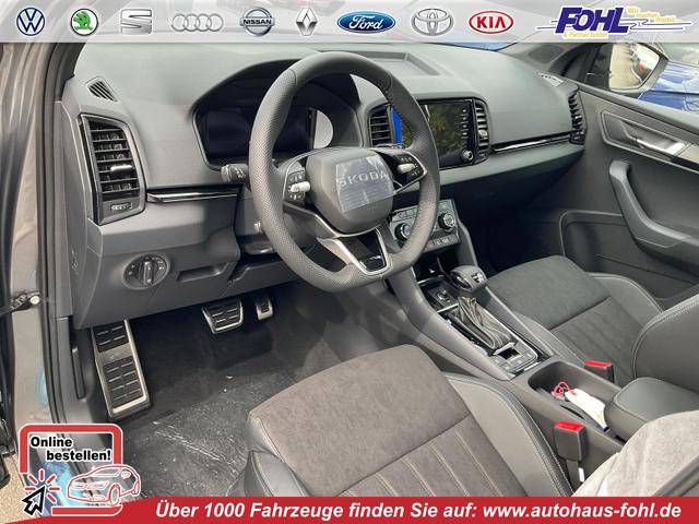 Skoda Karoq - Sportline 4x4 2.0 TSI DSG Sportline, AHK, Navi, Teilleder, Side, 5 J.-Garantie