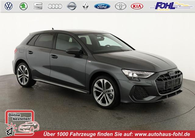 Audi A3 Sportback - 35 TFSI S line S-Tronic S-LINE, Pano, Teilleder, Kamera, ACC, Sitzheizung, 4-J Garantie