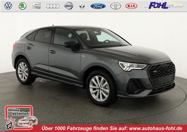 Audi Q3 Sportback - 40 TDI quattro S line qu S-LINE, AHK, Optik schwarz, Navi, Kamera, el. Klappe, 4-J. Garantie