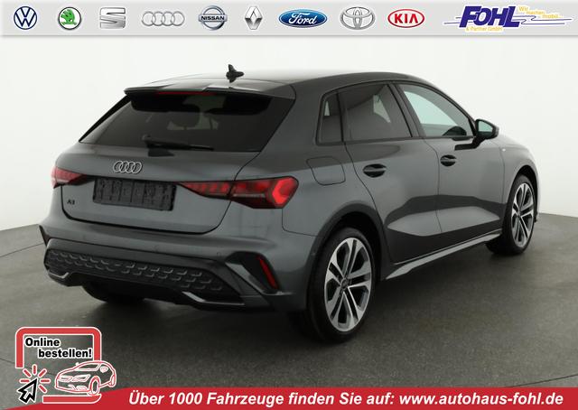 Audi A3 Sportback - 35 TFSI S line S-Tronic S-LINE, Teilleder, Kamera, ACC, Sitzheizung, 4-J Garantie