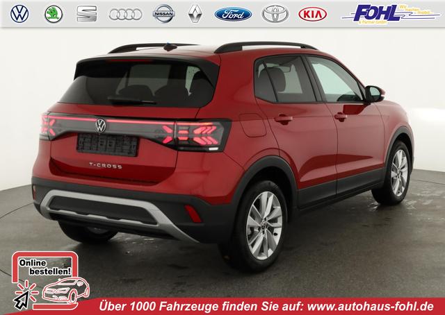 Volkswagen T-Cross - 1.5 TSI 110 kW Life DSG Life, AHK, IQ.Light, ACC, Side, Kamera, 17-Zoll, Winterpaket