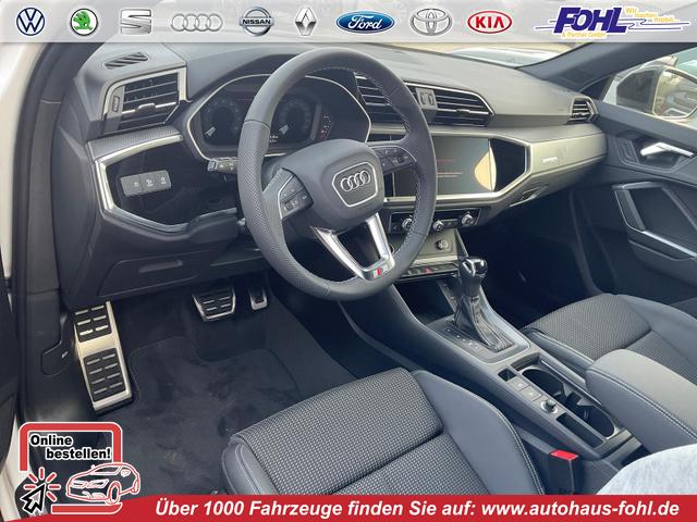 Audi Q3 Sportback - 45 TFSI quattro S line qu S-LINE, AHK, 19-Zoll, Optik schwarz, Navi, Kamera, el. Klappe