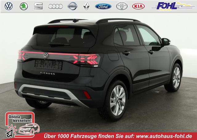 Volkswagen T-Cross - 1.0 TSI 85 kW Life DSG Life, IQ.Light, AHK, ACC, Kamera, 17-Zoll, Winterpaket