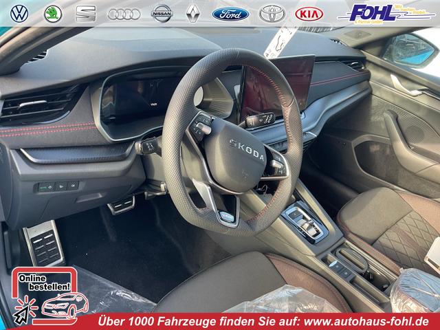 Skoda Octavia Combi - RS 2.0 TSI DSG, Sonderlackierung, AHK, 19 Zoll, Canton, el. Klappe, Navi, Matrix, sofort