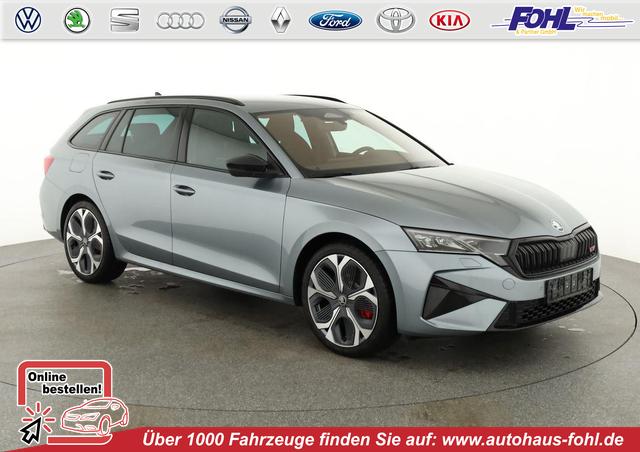 Skoda Octavia Combi - RS 2.0 TSI DSG, Sonderlackierung, AHK, 19 Zoll, Canton, el. Klappe, Navi, Matrix, sofort