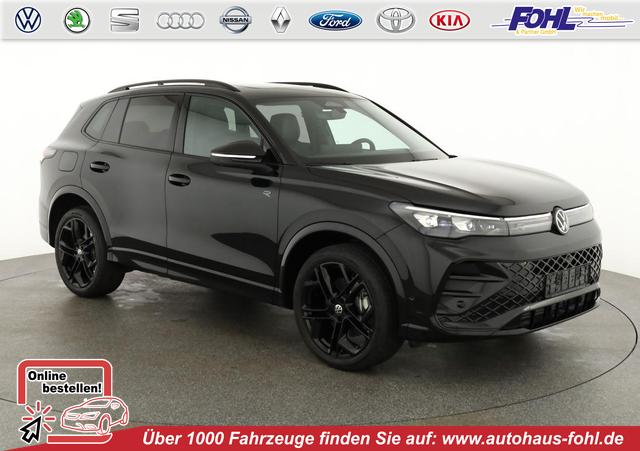 Volkswagen Tiguan - 2.0 TDI 142 kW 4Motion R-Line DSG 4M Black, Leder, Pano, 20-Zoll, IQ.Light, Harman, HuD