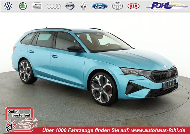 Skoda Octavia Combi - RS 2.0 TSI DSG, Sonderlackierung, AHK, 19 Zoll, Canton, el. Klappe, Navi, Matrix, sofort