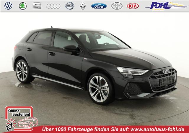Audi A3 Sportback - TFSI 110 kW S line 35 S-Tronic S-LINE, Teilleder, Kamera, ACC, Sitzheizung, 4-J Garantie