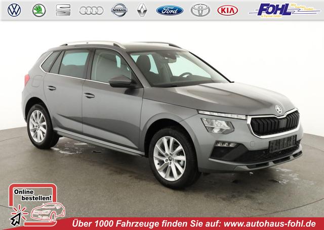 Skoda Kamiq - Selection 1.0 TSI DSG 130 Jahre, AHK, LED, Side, ACC, Kamera, el. Klappe, Winter, 17-Zoll