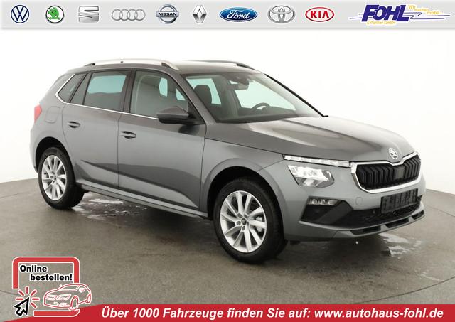 Skoda Kamiq - Selection 1.0 TSI DSG 130 Jahre, LED, Side, ACC, Kamera, el. Klappe, Winter, 17-Zoll