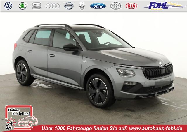 Skoda Kamiq - Monte Carlo 1.5 TSI DSG Carlo, Pano, AHK, IQ.Light, Side, Kamera, Winter, 17-Zoll