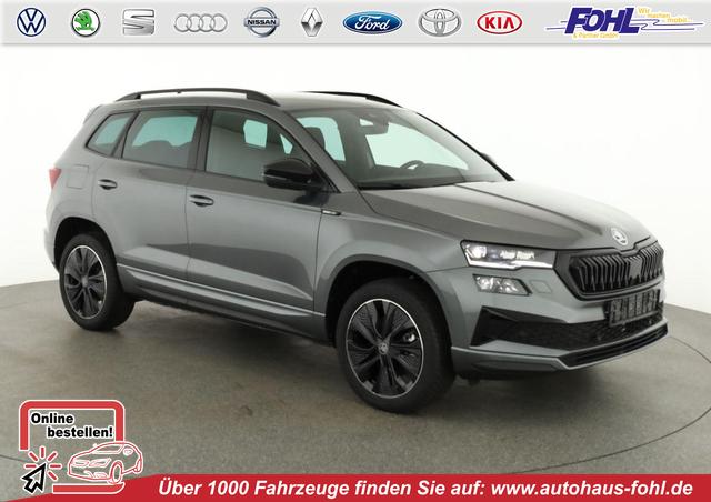 Skoda Karoq - Sportline 1.5 TSI DSG Sportline, AHK, Navi, Matrix, Kamera, el. Klappe, 5-J. Garantie