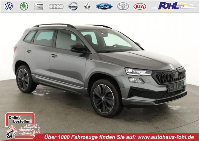 Skoda Karoq - Sportline 2.0 TDI DSG Sportline, AHK, Navi, CANTON, Matrix, AreaView, Side, Kamera, el. Klappe, FS-beheizbar
