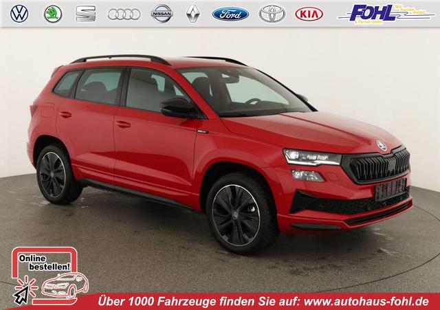 Skoda Karoq - Sportline 1.5 TSI DSG Sportline, AHK, Navi, CANTON, Matrix, AreaView, Side, FS-beheizbar, 5-J. Garantie
