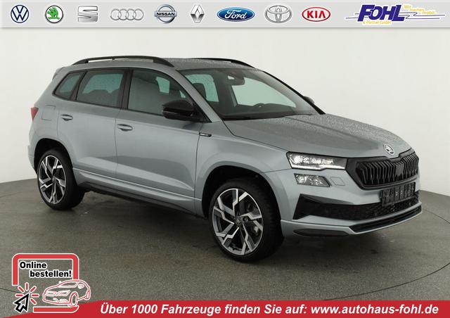 Skoda Karoq - Sportline 1.5 TSI DSG Sportline, AHK, Navi, Matrix, Side, el. Klappe, Winter, 5 J.-Garantie