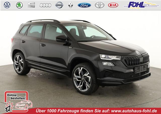Skoda Karoq - Sportline 4x4 2.0 TSI DSG Sportline, AHK, Navi, Matrix, Side, Winter, 5 J.-Garantie