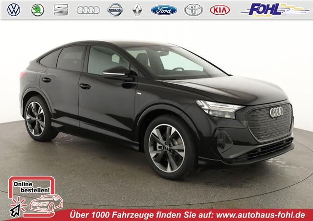 Audi Q4 Sportback e-tron - 45 quattro basis S-LINE quattro, AHK, Navi, Matrix, Komfort, Side, Kamera, el. Klappe, Winter, 20-Zoll
