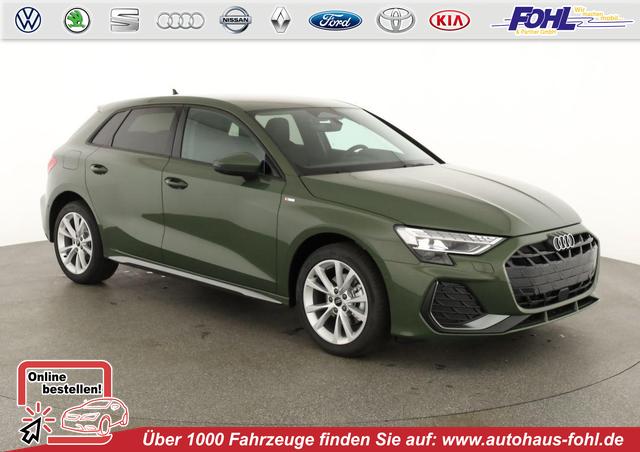 Audi A3 Sportback - TFSI 110 kW S line 35 S-tronic S-LINE, AHK, Matrix, Navi, el. Klappe, Kamera, Winter, 3 J.-Garantie