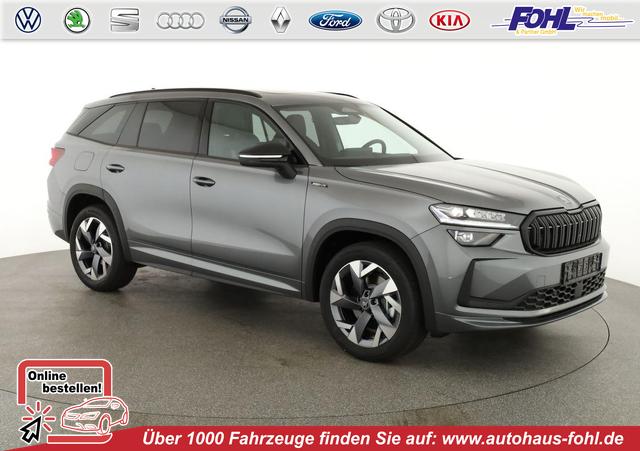 Skoda Kodiaq - 2.0 TDI 142 kW 4x4 Sportline DSG Sportline, Pano, AHK, Navi, Matrix, el. Klappe, Side, Winter, 19-Zoll