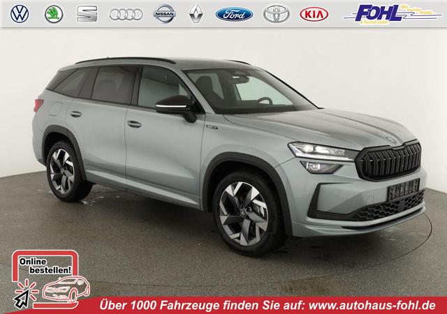 Skoda Kodiaq - 2.0 TDI 142 kW 4x4 Sportline DSG Sportline, AHK, Navi, Matrix, el. Klappe, Side, Winter, 19-Zoll