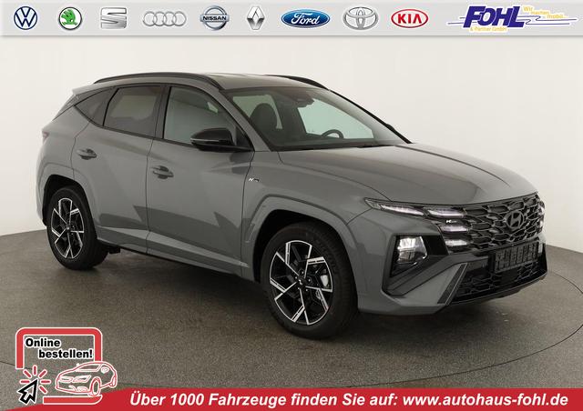 Hyundai TUCSON - 1.6 T-GDI DCT 4WD N-LINE, AHK, el. Klappe, Teilleder, Navi, Kamera, ACC