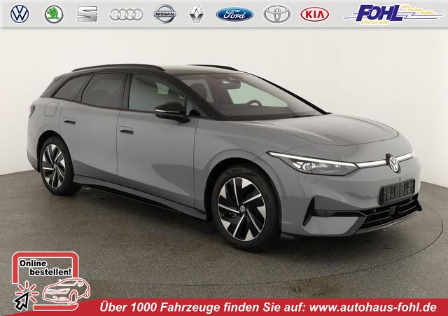 Volkswagen ID.7 - Tourer Pro Black, AHK, HuD, IQ.Light, IQ.Drive, AreaView, Side, Winter, 19-Zoll