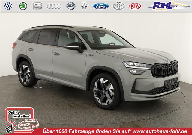Skoda Kodiaq - 2.0 TDI 142 kW 4x4 Sportline DSG Sportline, Pano, AHK, Navi, Matrix, el. Klappe, Side, Winter, 19-Zoll, 4 J.-Garantie