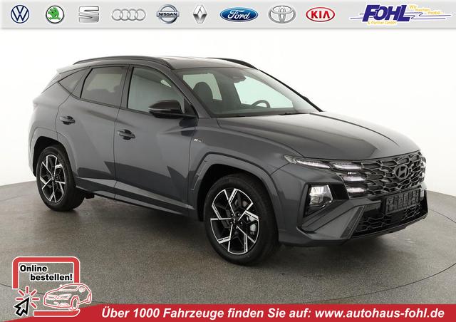 Hyundai TUCSON - 1.6 T-GDI DCT 4WD N-LINE, AHK, el. Klappe, Teilleder, Navi, Kamera, ACC
