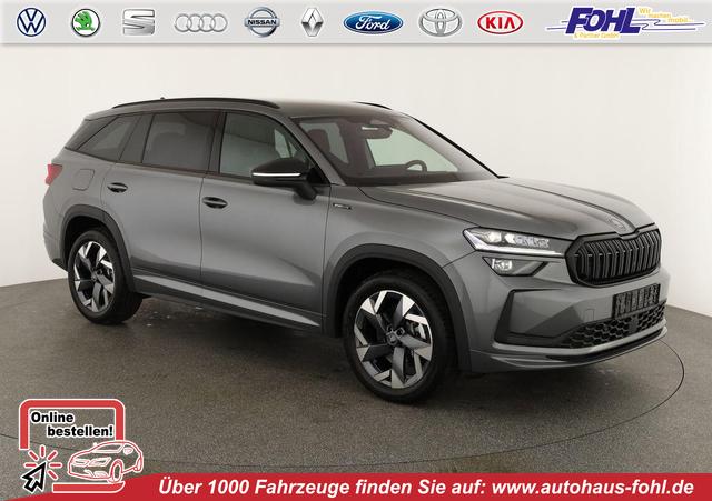 Skoda Kodiaq - 2.0 TDI 110 kW Sportline DSG Sportline, 7-Sitzer, AHK, Navi, Matrix, Kamera, Side, el. Klappe, 19-Zoll